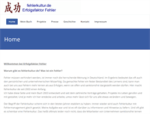 Tablet Screenshot of fehlerkultur.de